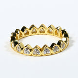 Heart Shape Ring S925 10K 14K 18K Moissanite Diamond D Color Proposal Engagement Wedding Banquet Band Premium Gift Bezel Setting