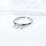 Marquise Ring 10K 14K 18K Gold S925 6prongs Moissanite Diamond D Color VVS1 Clarity for Woman Wedding Birthday Gift Party Charms