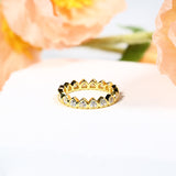 Heart Shape Ring S925 10K 14K 18K Moissanite Diamond D Color Proposal Engagement Wedding Banquet Band Premium Gift Bezel Setting