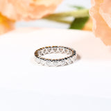 Heart Shape Ring S925 10K 14K 18K Moissanite Diamond D Color Proposal Engagement Wedding Banquet Band Premium Gift Bezel Setting