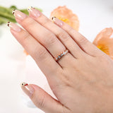 Heart Shape Ring S925 10K 14K 18K Moissanite Diamond D Color Proposal Engagement Wedding Banquet Band Premium Gift Bezel Setting