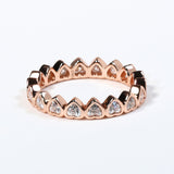 Heart Shape Ring S925 10K 14K 18K Moissanite Diamond D Color Proposal Engagement Wedding Banquet Band Premium Gift Bezel Setting