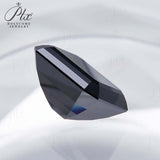 Wholesale Price Moissanite Stone Emerald Cut D Color Blue Green  VVS1 with GRA Certificate 0.5ct-10ct Gemstones