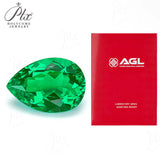 Bulk Multi-Size Pear-Shaped Colombian Lab-Grown Emeralds Brilliant And Dazzling Can Be Used As DIY Jewelry Materials A Top Choice For Exquisite Gifts