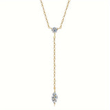 Moissanite Necklace 925 Silver with VVS1 Clarity Multiple Styles Available Sparkling Jewelry for Weddings Anniversaries or Gifts