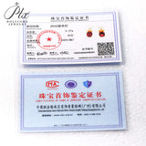 Moissanite Earrings Emerald/Ruby/Sapphire Styles 925 Silver Gift-Ready Hypoallergenic Fade-Resistant Factory-Direct Women Only