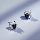 Customized Earrings Emerald Princess Ruby Sapphire Colombia Padparadscha S925 Styles Ear Studs for Thanksgiving Christmas Gift