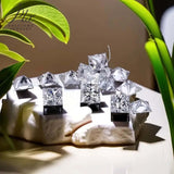 Multi-Size Princess Cut Lab-Grown Diamonds In D/E Color Suitable For DIY Rings Earrings And Necklaces Ideal As Gift Presents