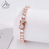6.5mm Tennis Bracelet/Necklace Exquisite D-Color Moissanite Unisex Elegant Jewelry Anniversary Gift Allergy-Resistant