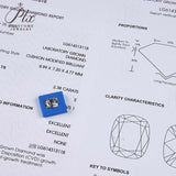 Old Miner Cushion 2.22/2.38ct VS1 Lab Grown Diamond White Gemstone IGI Certificate CVD HPHT DIY Material Jewelry Nacklace Rings