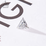 Triangle Shape 1.05CT VVS2 D White Lab Grown Diamond Gemstone IGI Certificate CVD HPHT DIY Material Jewelry Rings Women Charms