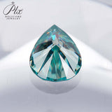 Multicolor Pear Shape Moissanite Diamond Wholesale Loose Stones Lab Grown for Gemstone Charms Engagement Jewelry GRA Certificate