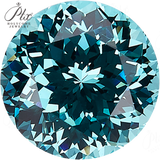 Round Cut Lab-Grown Paraiba Loose Stones - Perfect Christmas Gift For Festive Gifting
