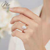 Pear Cut Moissanite Engagement Ring in 10K/14K/18K Gold Classic Solitaire Promise Ring Perfect Wedding Anniversary Gift