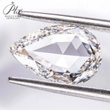 Rose Pear Shape 3.02ct VS1 Lab Grown Diamond F Color Gemstone IGI Certificate CVD HPHT DIY Material Making Jewelry Charms Ring