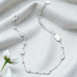 Elegant Moissanite Teardrop Bracelet Pear Shape Gem Beaded Chain Chic Women’s Everyday Jewelry Delicate Shine Fashion Gift