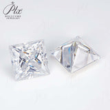 Moissanite Stone Moissanite Stone 0.35ct-5ct Colorful VVS1 Princess Shape Excellent Beads For Women's Jewelery Diamond Ring