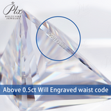 100% Real Moissanite Stone Triangle Cut Multicolor VVS1 Loose Beads With Certificate For Women Jewelry Making Charms Wholesale