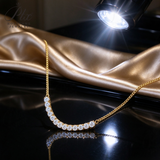 Lab Grown Diamond Necklace 10K/14K/18K Gold Round Shape DEF Color Pendant Hypoallergenic Direct from Factory Daily