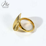 Custom Ring Available in S925/18K Gold Set with Diamond Designed Exclusively for Women Suitable As A Commemorative Gift Unique