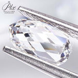 3.02ct Briolette Shape VS1 Lab Grown Diamond F Color Bead Gemstone IGI Certificate CVD HPHT Jewelry Nacklace Raw Material Making