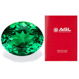 Multi-Size 0.16-3.29CT Oval Colombian Lab-Grown Emeralds Exquisite And Brilliant DIY Jewelry Available Ideal As A Gift