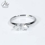 Marquise Ring 10K 14K 18K Gold S925 6prongs Moissanite Diamond D Color VVS1 Clarity for Woman Wedding Birthday Gift Party Charms