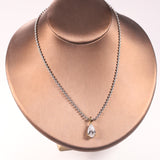 8-16 CT Custom Necklace Pear Cut Moissanite White 925 Sterling Silver Jewelry High-Quality Premium Christmas Gift Hypoallergenic