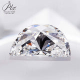 CVD HPHT Half Moon Loose Gemstone 1.02ct E Color VVS2 Lab Grown Diamond IGI Certificate Jewelry Making Materials Rings Nacklaces