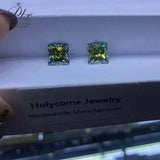 Moissanite Stone Moissanite Stone 0.35ct-5ct Colorful VVS1 Princess Shape Excellent Beads For Women's Jewelery Diamond Ring