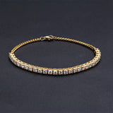 Moissanite Bracelet 3mm D Color VVS1 925 Sterling Silver GRA Factory Direct Hypoallergenic Comfortable Daily Commute Jewelry