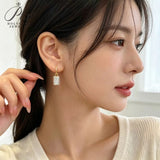 Lab Grown Diamond Earrings Exquisite New Arrival Design 10K/14K/18K Solid Yellow Gold Radiant Cut 2ct DEF VVS Minimalist for Women Hypoallergenic Versatile