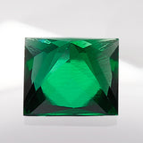 Hypoallergenic DIY Jewelry Loose Multi-Size Princess-Cut Zambian Emeralds Are Perfect And They Can Also Be Packaged As Christmas Gifts
