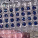Imperial Purple Round Moissanite VVS1 Grade Vibrant Color & Sparkle Ideal for Engagement Rings & Luxury Jewelry Designs