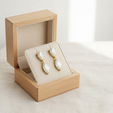 Moissanite Earrings with 4CT Multicolor Pear Marquise Cut Moissanite 925 Silver Ear Stud for Woman Fashion Daily Christmas Jewely