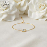 Luxury Moissanite Bracelet Assorted Cuts Round Pear Oval Heart Emerald Radiant Bright Shine Women Fashion Jewelry Premium Gift