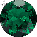 Loose Multi-Size Round Zambian Emeralds Can Be Used As Raw Materials For DIY Jewelry Rings Necklaces Earrings Etc Hypoallergenic