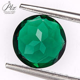 Loose Multi-Size Round Zambian Emeralds Can Be Used As Raw Materials For DIY Jewelry Rings Necklaces Earrings Etc Hypoallergenic
