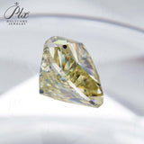 Lab Grown Loose Moissanite Diamond Wholesale Multicolor Trillion Shape VVS1 Clarity for Gemstone Making GRA Certificate Beads