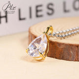 8-16 CT Custom Necklace Pear Cut Moissanite White 925 Sterling Silver Jewelry High-Quality Premium Christmas Gift Hypoallergenic