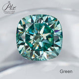 Moissanite Stone Wholesale D Color Cushion Cut 0.5CT-10CT Moissanite Loose Stone Gemstone for Jewelry Making with GRA Report