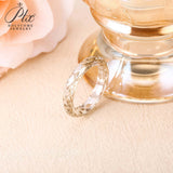 Moissanite Gemstone Custom Ring Round Shape Exquisite and Stylish Unisex Design Ideal as a party gift or fashion accessory