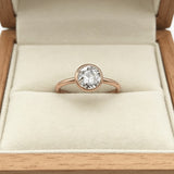 3ct Moissanite Round Stone Ring D White S925 White Gold Yellow Gold Rose Gold Classic Luxury Women Jewelry Daily Fashion