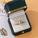 5ct Rings Moissanite Diamond S925/10K/14K/18K Proposal Forever Exquisite Band Premium Gift Hypoallergenic High Quality Jewelry