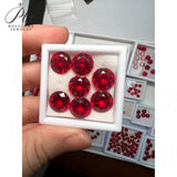 Loose Round Synthetic Ruby 0.12-3.85CT Wholesale Suitable For DIY Various Jewelry Can Be Used As A Gift