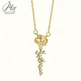 Moissanite Necklace 925 Sterling Silver with VVS1 Clarity Available in Various Styles Elegant Sparkling Jewelry for Women