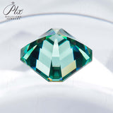 Luxury Multicolor Moissanite Gemstones  Asscher Cut Loose Diamonds  Perfect for Rings Earrings & Pendant Making