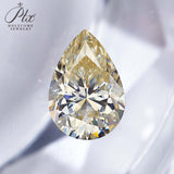 Multicolor Pear Shape Moissanite Diamond Wholesale Loose Stones Lab Grown for Gemstone Charms Engagement Jewelry GRA Certificate