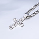Dazzling Moissanite Hip-hop Cross Necklace - Hypoallergenic Choice for Easter Gifting to Family For Both Men and Women