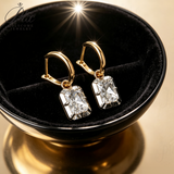 Lab Grown Diamond Earrings Exquisite New Arrival Design 10K/14K/18K Solid Yellow Gold Radiant Cut 2ct DEF VVS Minimalist for Women Hypoallergenic Versatile